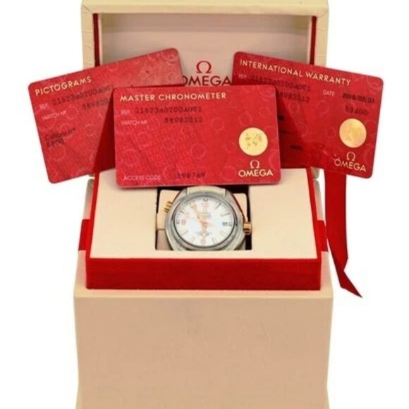 Omega 39.5mm Ladies Seamaster Planet Ocean Sedna Gold Watch- 215.23.40.20.04.001 main image 11